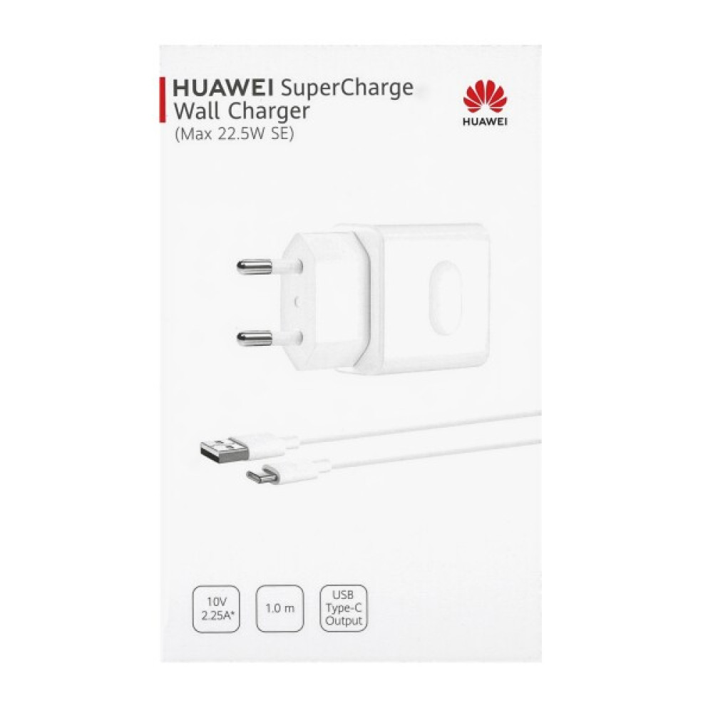Huawei Super Charger + USB C Cable 22.5W (55033325) - White