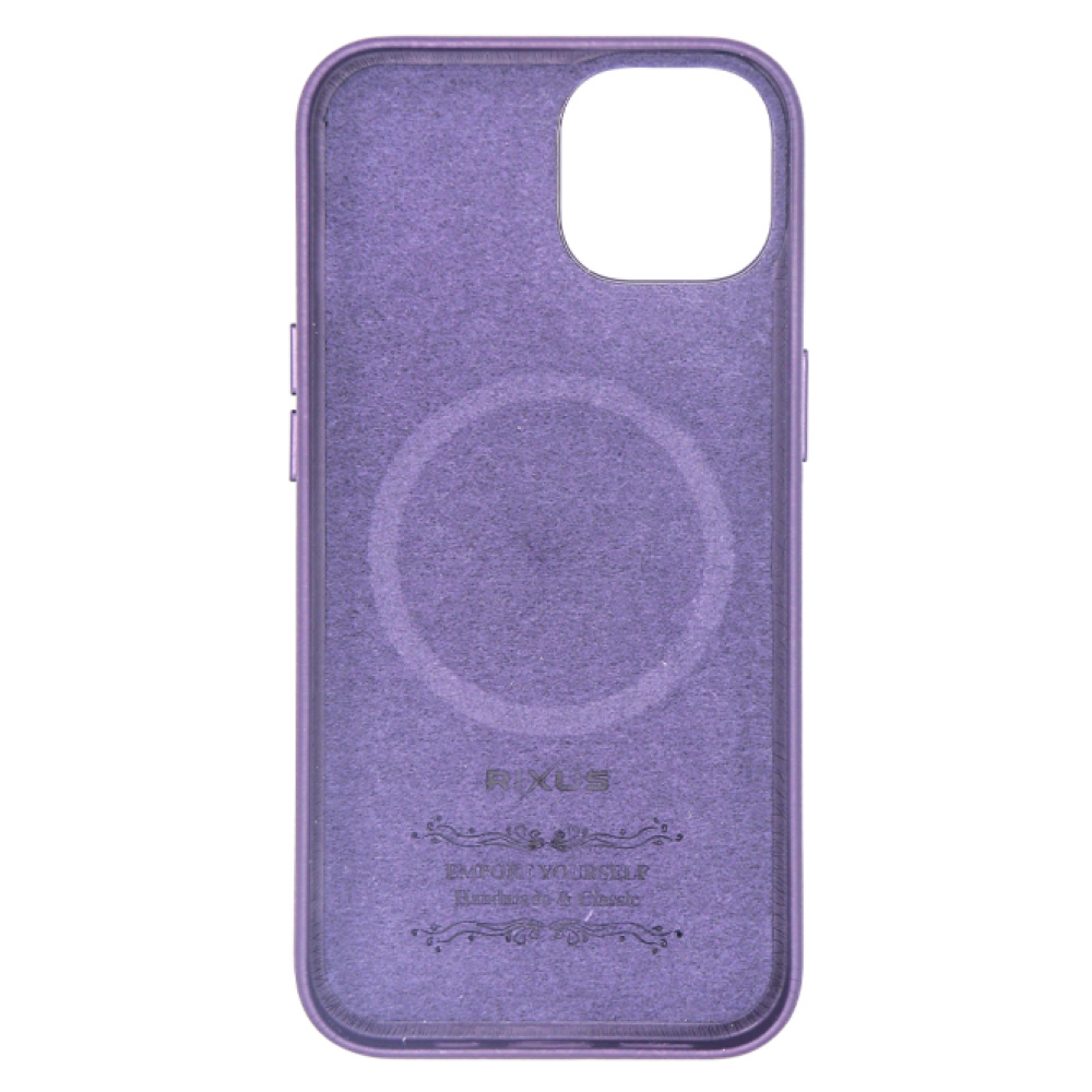 Rixus Classic 02 Case With MagSafe For iPhone 15 Pro Max - Purple