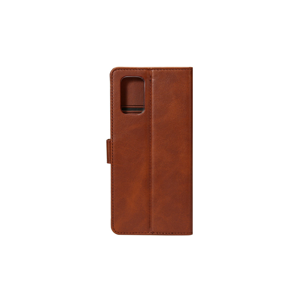 Rixus Bookcase For Samsung Galaxy S10 Plus - Brown