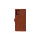 Rixus Bookcase For iPhone 15 Pro - Brown