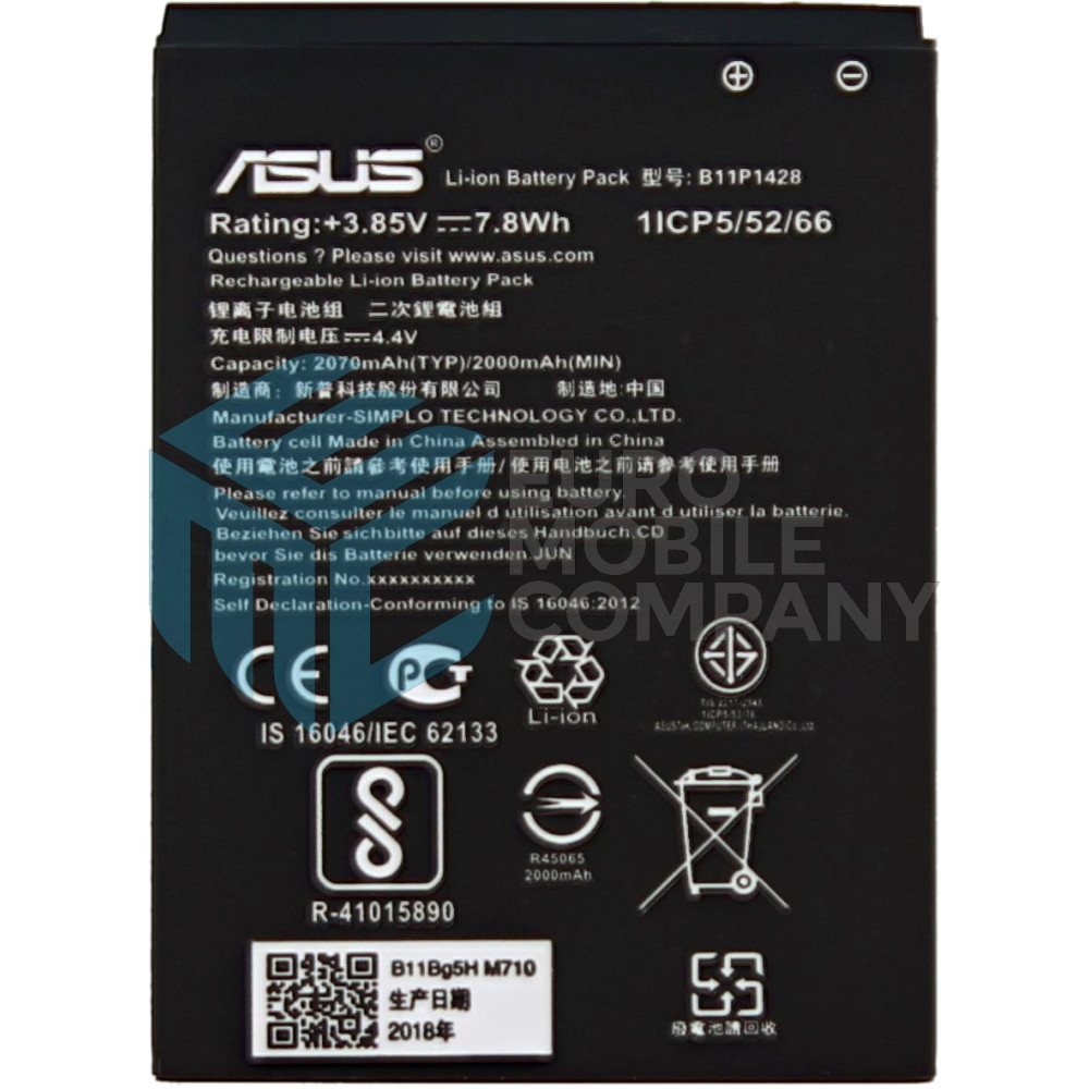 Asus Zenfone Go 4.5 (ZB452KG) Battery B11P1510 - 3010mAh