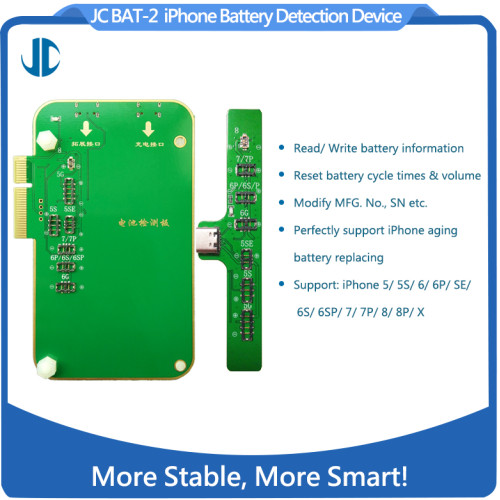 JC BAT-2 Module Battery Tester for iPhone 5/5S/6/6P/5SE/6S/6SP/7/7P/8/8P/X