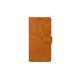 Rixus Bookcase For Samsung Galaxy Note 20 (SM-N980F) - Light Brown