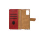 Rixus Bookcase For Samsung Galaxy A05 A055F Dark Red