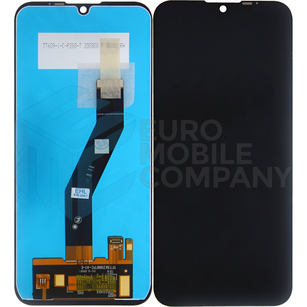 Motorola Moto E6s 2020 Display + Digitizer Complete - Black