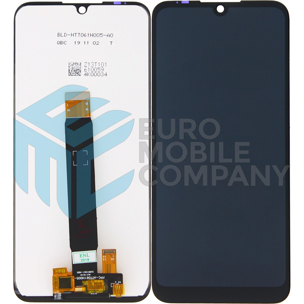 Motorola Moto E6 Plus Display + Digitizer Complete - Black