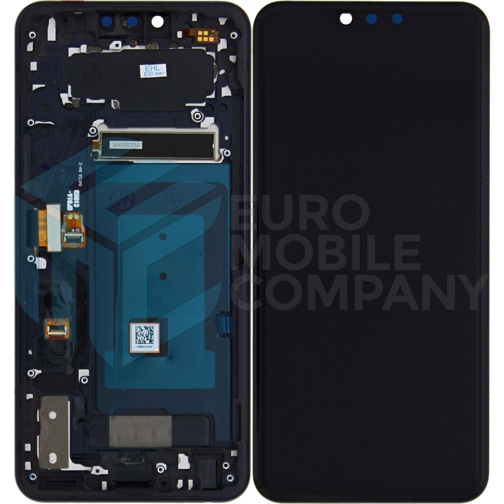 LG G8 Thinq Display + Digitizer + Frame - Black