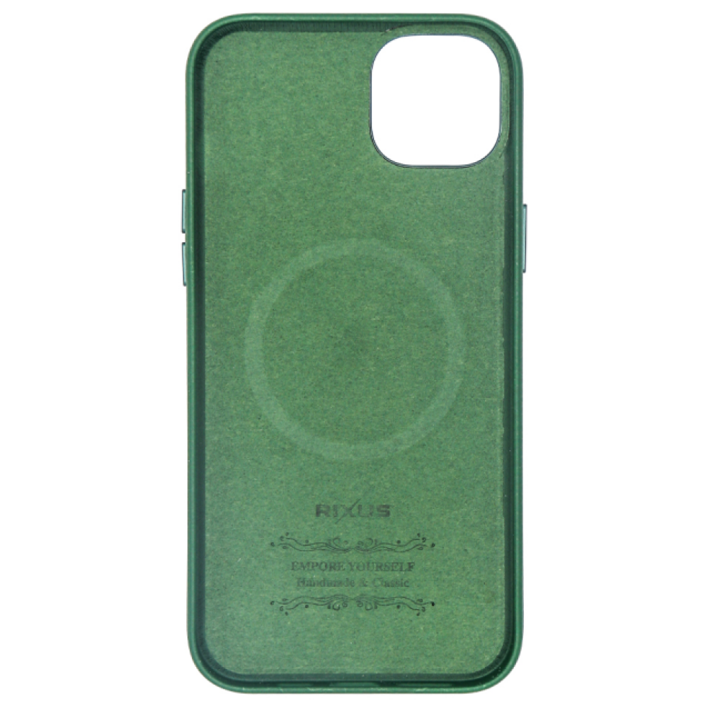 Rixus Classic 02 Case With MagSafe For iPhone 12 Pro Max - Green