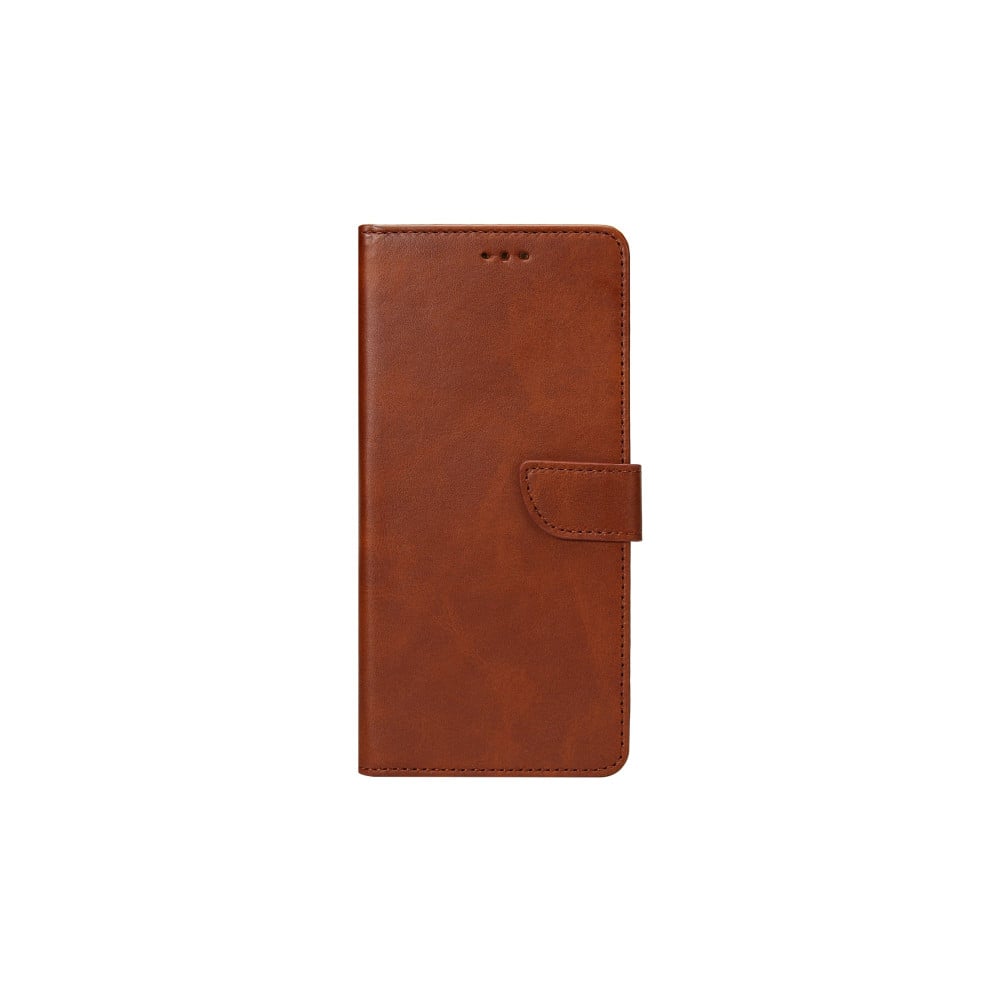 Rixus Bookcase For Samsung Galaxy A6 2018 (SM-A600FN) - Brown
