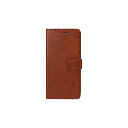 Rixus Bookcase For Samsung Galaxy Note 20 (SM-N980F) - Brown