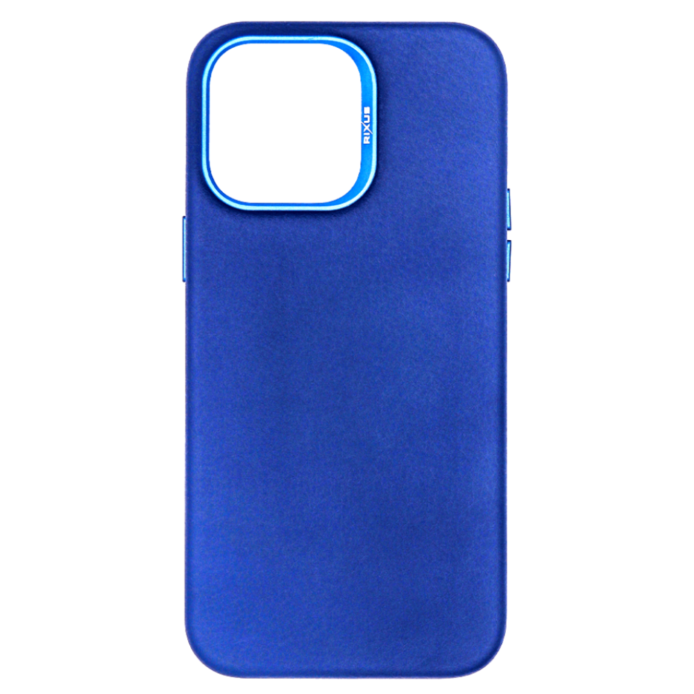 Rixus Classic 02 Case With MagSafe For iPhone 15 Pro - Blue
