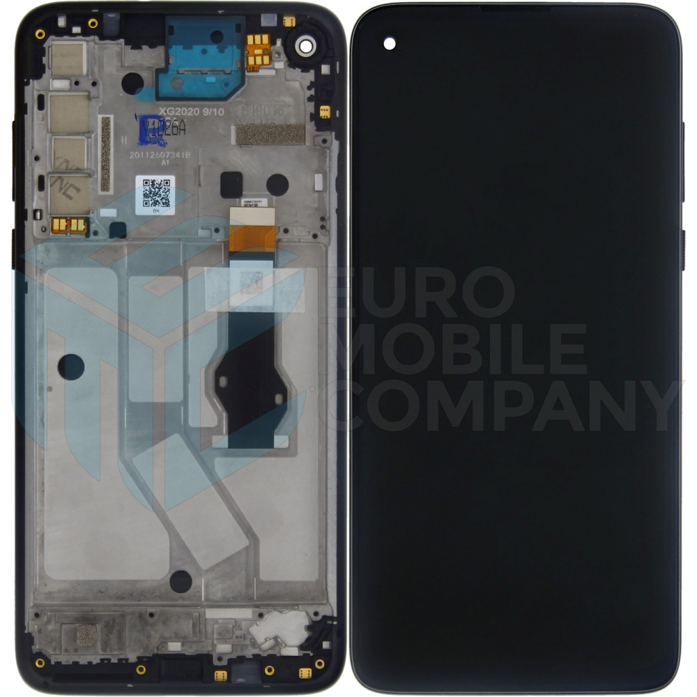 Motorola Moto G8 Power Display + Digitizer + Frame (5D68C16142) - Vulcan Black