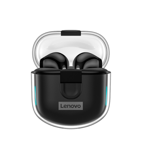 Lenovo Wireless Dual Mic Earbuds LP12 - Black