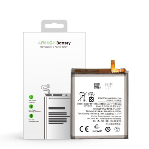 For Samsung Galaxy S23 Ultra (SM-S918B) Battery EB-BS918ABY - 4855 mAh (AMHigh Premium)
