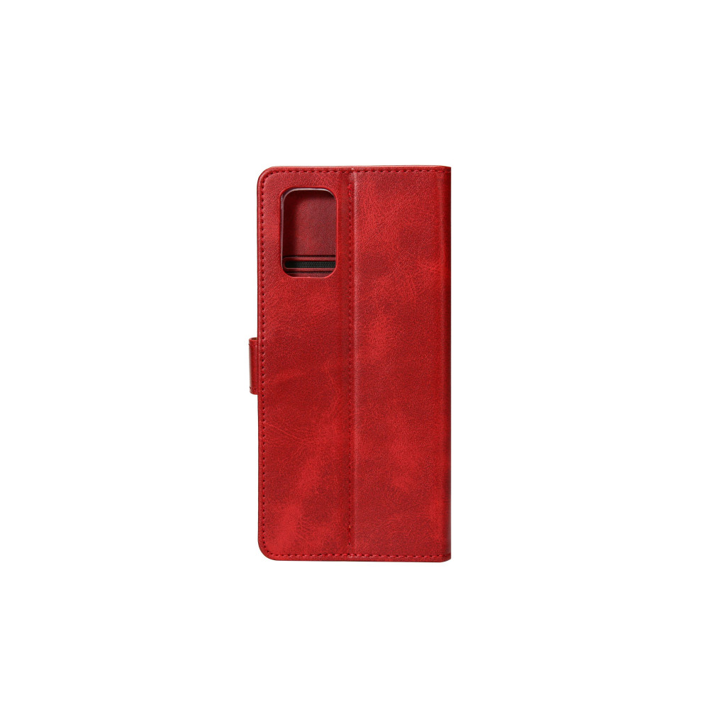 Rixus Bookcase For Samsung Galaxy Note 9 (SM-N960F) - Dark Red